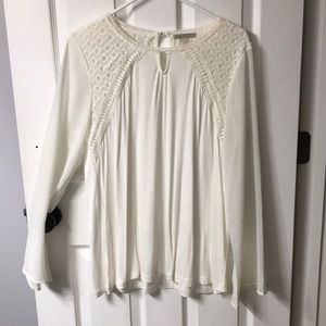White tunic blouse